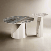 Sebastian Cultured Marble Nesting Coffee Table - Maxi Home Furnishing